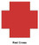 Reflective Hard Hat Decals ~ Red Cross