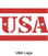 Reflective Hard Hat Decals ~ USA Logo