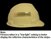 Silver Reflective Strips for Hard Hats Pic 1