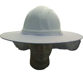 Occuomix STOW-AWAY White Hard Hat Shade pic 1