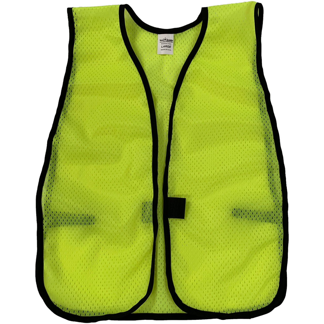 Lime Soft Mesh Plain Safety Vest | Buy Online