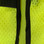 Lime Soft Mesh Plain Safety Vest Fabric Detail
