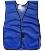 Royal Blue Soft Mesh Plain Safety Vest