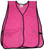 Hot Pink Soft Mesh Plain Safety Vest pic 2