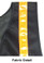 Soft Mesh Black Safety Vests with Orange Stripes pic 1