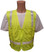 Lime MESH SURVEYOR Safety Vests CLASS 2 with Silver Stripes