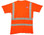 Class Three Level 2 ORANGE Safety MESH SHIRTS with Silver Stripes