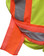 ANSI 207-2006 Public Service Safety Vests ~ Lime with Orange/Silver Stripes front pic 1