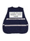 Blue Incident Command Safety Vests, Silver Stripes w/ Clear Pocket Back pic 1