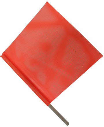 Mesh Safety Flag 18 inch by 18 inch