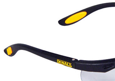DeWALT Reinforcer Safety Glasses Fire Mirror Lens 