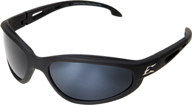 McKinley Safety Glasses ~ Black Frame ~ Polarized G15 Silver Mirror Lens