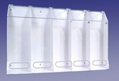 5 Compartment Multi-Purpose Dispenser Clear Acrylic  Pic 1