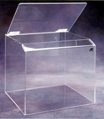 Plastic Clear Container Bin 12x11x12  Pic 1