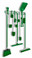 36 inch Utility / Sanitation Rack ~ Green
