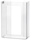 3-Box Vertical Plastic Box Glove Dispenser, CLEAR PLASTIC