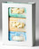 3-Box Vertical Plastic Box Glove Dispenser, WHITE HEAVY-DUTY PLASTIC
