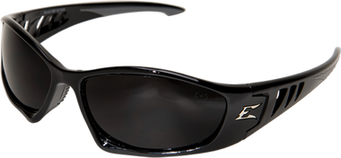 Edge Baretti Safety Glasses ~ Black Frame, Smoke Lens