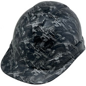 M16 Rifle Hydro Dipped Hard Hats Cap Style oblique Left