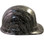 Silver Flame Hydro Dipped Cap Style Hard Hat pic 1