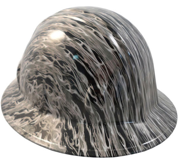 flame hard hat