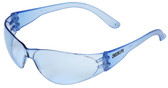 Crews Checklite Safety Glasses ~ Light Blue Lens/Light Blue Temples