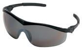 Crews Storm Safety Glasses ~ Black Frame and Silver Mirror Lens