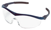 Crews Storm Safety Glasses ~ Blue Frame and Clear Lens