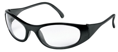 Frostbite Storm II Safety Glasses ~ Black Frame and Clear Lens