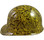 Snakeskin Yellow Hydro Dipped Hard Hats Cap Style