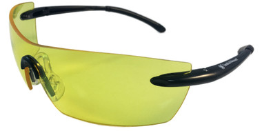 Smith and Wesson ~ Caliber Safety Glasses ~ Black Frame ~ Amber Anti-Fog Lens