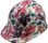 Flower Hydro Dipped Hard Hats Cap Style
