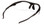Pyramex Avante Safety Glasses ~ Black Frame ~ Clear Lens