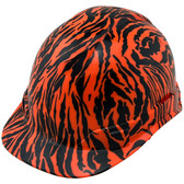 Tiger Orange Hydro Dipped Hard Hat - Oblique Left