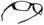 Pyramex Safety Glasses ~ Azera ~ Black Frame ~ Clear Lens