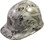 POW Hydro Dipped GLOW IN THE DARK Hard Hats Cap Style with Ratchet Suspensions