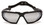 Pyramex Highlander Safety Glasses ~ Black Frame - Silver Mirror Anti-Fog Lens