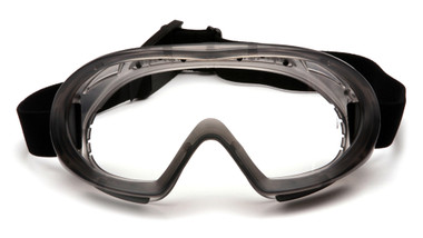 Pyramex Capstone Goggle ~ Gray Frame ~ Anti Fog Clear Lens