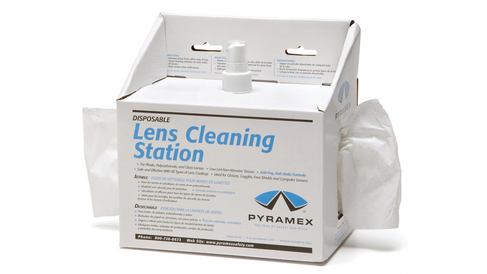 Pyramex Disposable Safety Glasses Cleaning Station