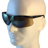 Uvex Genesis Safety Glasses ~ Black Frame ~ Gold Mirror Lens
