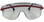 Uvex Astrospec 3000 Glasses ~ Red/White/Blue Frame ~ Clear Lens