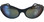 Uvex Bandit Safety Glasses ~ Blue Frame ~ Mirror Lens