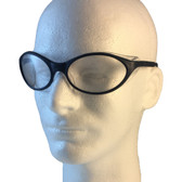 Uvex Bandit Safety Glasses ~ Blue Frame ~ Clear Lens