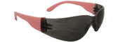 "Lucy" ~ Pink Safety Glasses ~ Smoke Lens