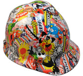 Hydro Dipped Hard Hats Sticker Bomb Small Size Hard Hat pic 1