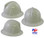 MSA Topgard Full Brim Hats w/ Fas-Trac Suspensions White pic 1