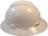 MSA V-Gard Full Brim Hard Hats with Fas-Trac Suspensions White