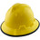 MSA V-Gard Full Brim Hard Hats with Staz-On Suspensions Yellow - with Protective Edge
