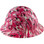 Pink Camo Hydro Dipped Hard Hats Full Brim Style