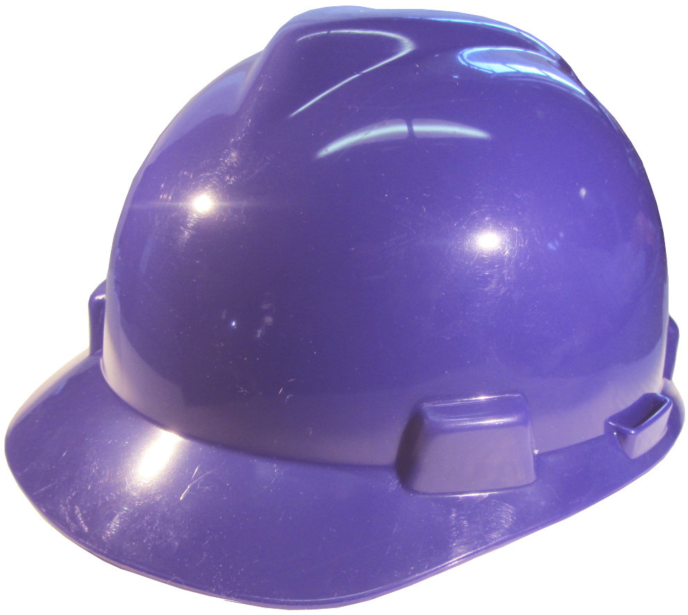 MSA VGard Cap Style Hard Hats FasTrac Suspensions Purple